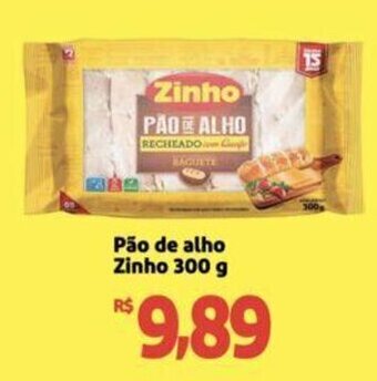 Extra Supermercado Pão de alho Zinho 300 g oferta