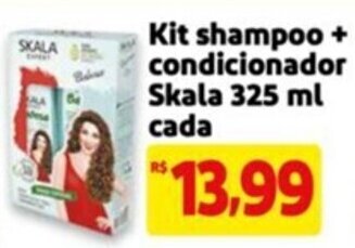 Mercado Extra Kit shampoo + condicionador Dove Skala 325 ml oferta