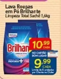 Lava Roupas em po Brilhantes 1.6kg