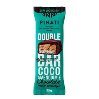 Barra nuts coco com amendoim e chocolate pinati 35g