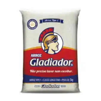 Asun Arroz branco gladiador 5kg oferta