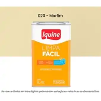 Bemol Tinta acrilica iquine standard semibrilho 16l limpa fácil 020 marfim (mp) oferta