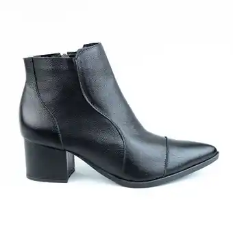 Bota cano baixo latina preto