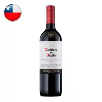 Vinho chileno reserva cabernet sauvignon casillero del diablo 750ml