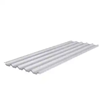 Leroy Merlin Telha metálica sanduíche trapezoidal 2 faces tr40 3x1,04m branco calha forte oferta