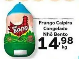 Supermercados Tauste Frango Caipira Congelado Nhô Bento kg oferta