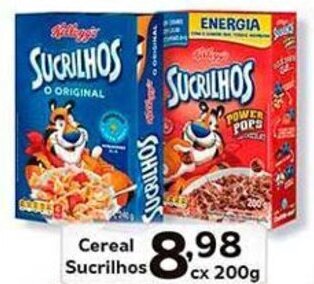 Supermercados Tauste Cereal Sucrilhos cx 200g oferta