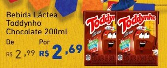 Extrabom Supermercados Bebida Láctea Toddynho Chocolate 200ml oferta