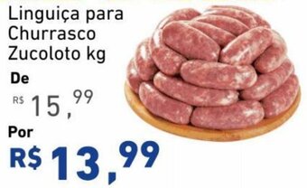 Extrabom Supermercados Linguiça para Churrasco Zucoloto kg oferta