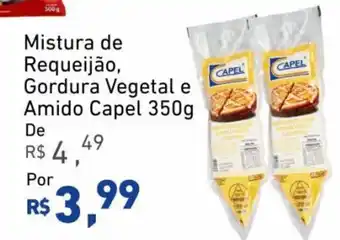 Mistura de Requeijão, Gordura Vegetal e Amido Capel 350g