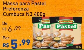 Massa para Pastel Preferenza Cumbuca N3 400g