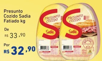 Extrabom Supermercados Presunto Cozido Sadia Fatiado kg oferta