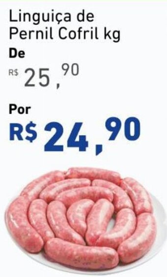 Extrabom Supermercados Linguiça de Pernil Cofril kg oferta