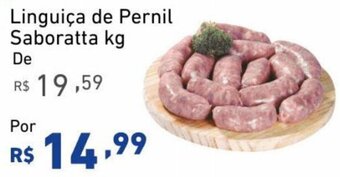 Extrabom Supermercados Linguiça de Pernil Saboratta kg oferta