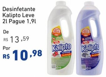 Desinfetante Kalipto Leve 2L Pague 1,9L
