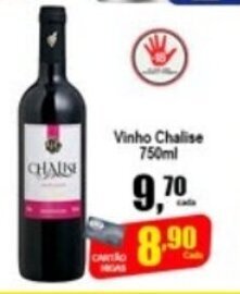 Higa's Supermercado Vinho Chalise 750ml oferta