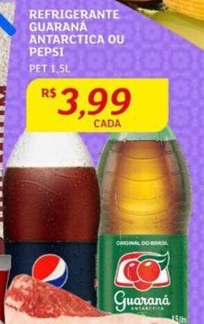 Assaí Atacadista REFRIGERANTE GUARANA ANTARCTICA OU PEPSI PET 1.5L oferta