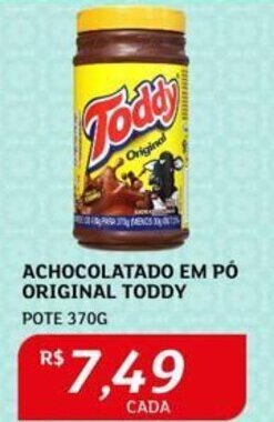 Assaí Atacadista ACHOCOLATADO EM PÓ ORIGINAL TODDY POTE 370G oferta
