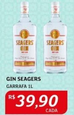 Assaí Atacadista GIN SEAGERS GARRAFA 1L oferta