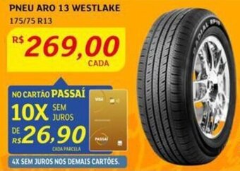 Assaí Atacadista PNEU ARO 13 WESTLAKE oferta