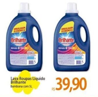 Atacadão Lava Roupas Líquido Brilhante Bombona com 5L oferta