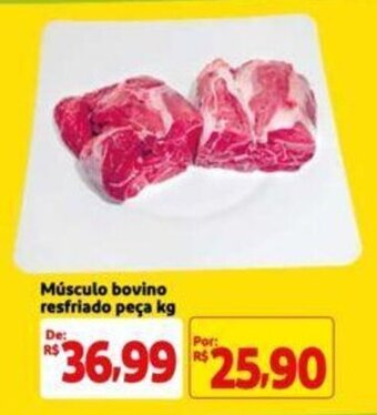 Extra Supermercado Músculo bovino resfriado peça kg oferta