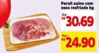Extra Supermercado Pernil suíno com osso resfriado kg oferta