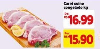 Carré suíno congelado kg