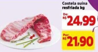 Extra Supermercado Costela suína resfriada kg oferta