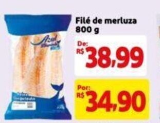 Extra Supermercado Filé de merluza 800 g oferta