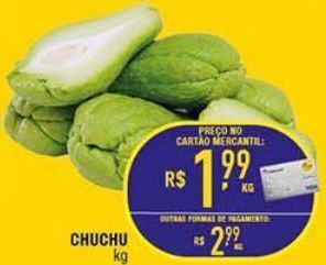 Mercantil Rodrigues Chuchu kg oferta
