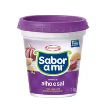 Tempero sabor ami ajinomoto alho e sal 1kg
