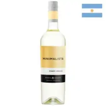 Rede Compras Vinho argentino branco minimalista 750ml fino pinot grigio oferta