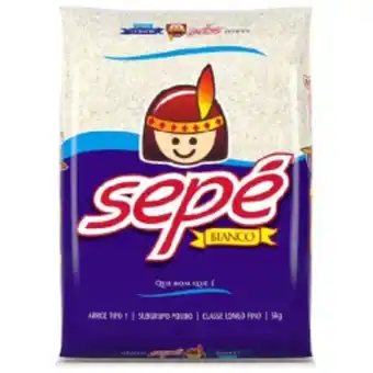 Carvalho Supermercado Arroz bco tipo 1 sepe 5kg oferta