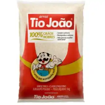 Carvalho Supermercado Arroz tio joao tipo 1 5kg oferta