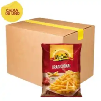 Caixa batata congelada mc cain 2kg com 8 und