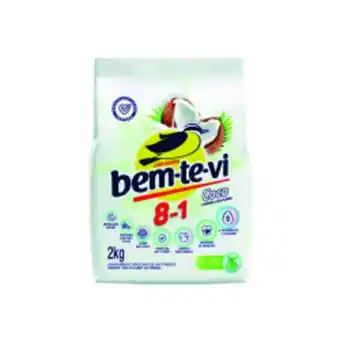 Detergente pó bem te vi coco cuidado estendido sc 2000g