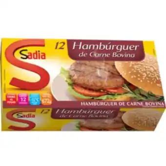 Hambúrguer sadia bovino caixa 672g