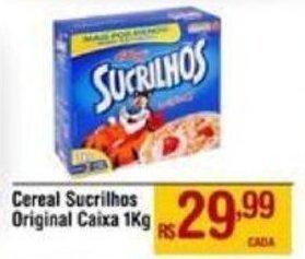 Max Atacadista Cereal Sucrilhos Original Caixa 1kg oferta