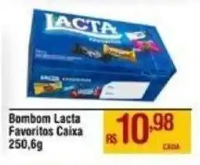 Max Atacadista Bombom Lacta Favoritos Caixa 250,6g oferta