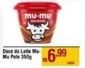 Max Atacadista Doce de Leite Mu-Mu Pote 350g oferta