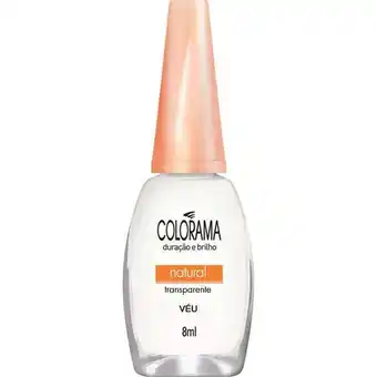 Super Nosso Esmalte colorama natural transparente véu 1un oferta