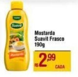 Mostarda Suavit Frasco 190g