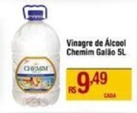 Max Atacadista Vinagre de Álcool Chemim Galão 5L oferta