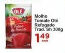 Rossi Supermercado Molho Tomate Olé Refogado Trad. Sh 300g oferta