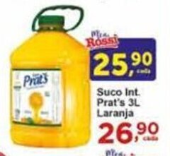 Rossi Supermercado Suco Int. Prat's 3L Laranja oferta
