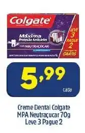 Arena Atacado Creme Dental Colgate MPA Neutracucar 70g Leve 3 Pague 2 oferta