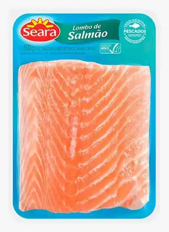 Super Nosso Lombo de peixe salmao seara pct 500g oferta