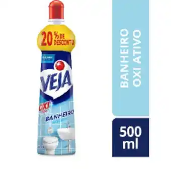 Limpador veja banheiro antibac 500ml 20%desc