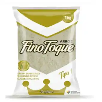 Carvalho Supermercado Arroz branco lf t1 fino toque 1kg oferta